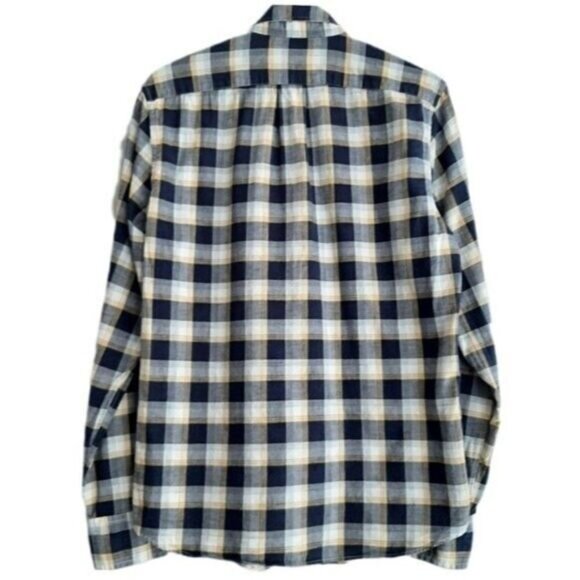 J. CREW Homespun Slim Plaid Button Down Casual Shirt men's Sz S - Picture 8 of 11